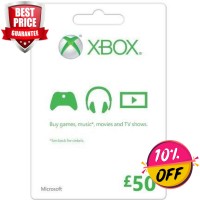 MICROSOFT GIFT CARD - £50 (XBOX ONE/360) UK